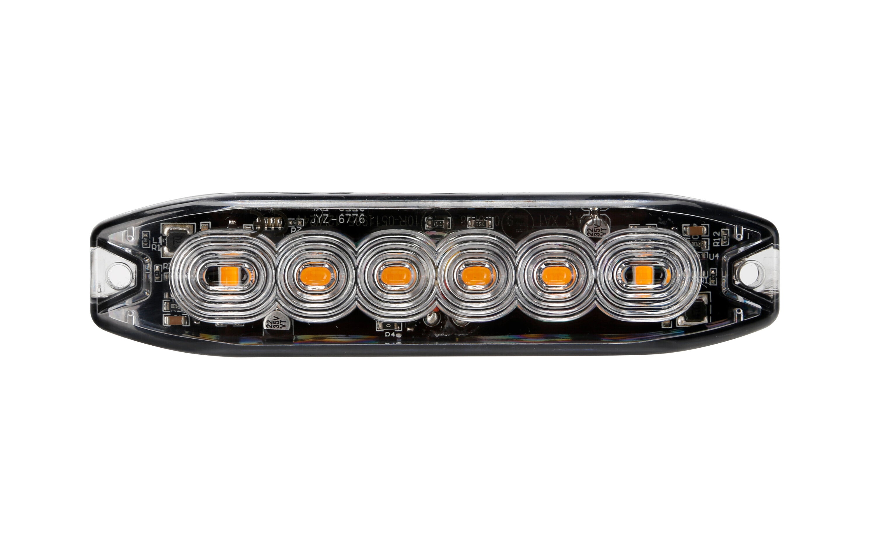 Luce di segnalazione multifunzione a 6 Led, 9/32V - Arancio