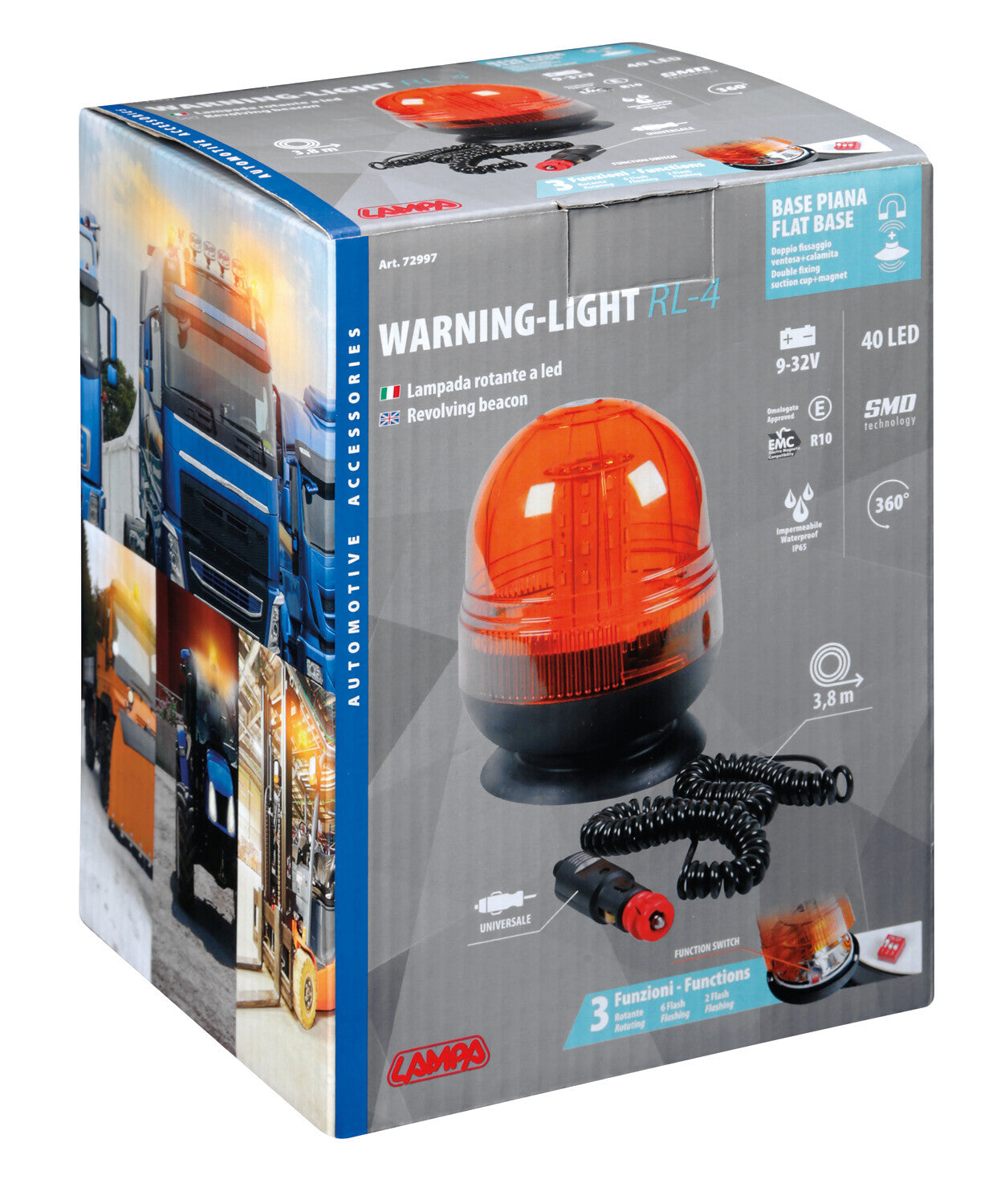 RL-4, luce di segnalazione a Led, 12/24V