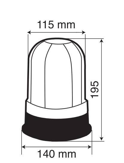 RH-1, luce di segnalazione alogena, 12/24V