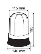 RH-1, luce di segnalazione alogena, 12/24V