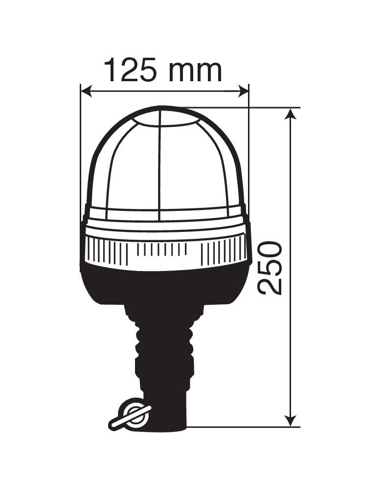 RL-3, luce di segnalazione a Led, 12/24V