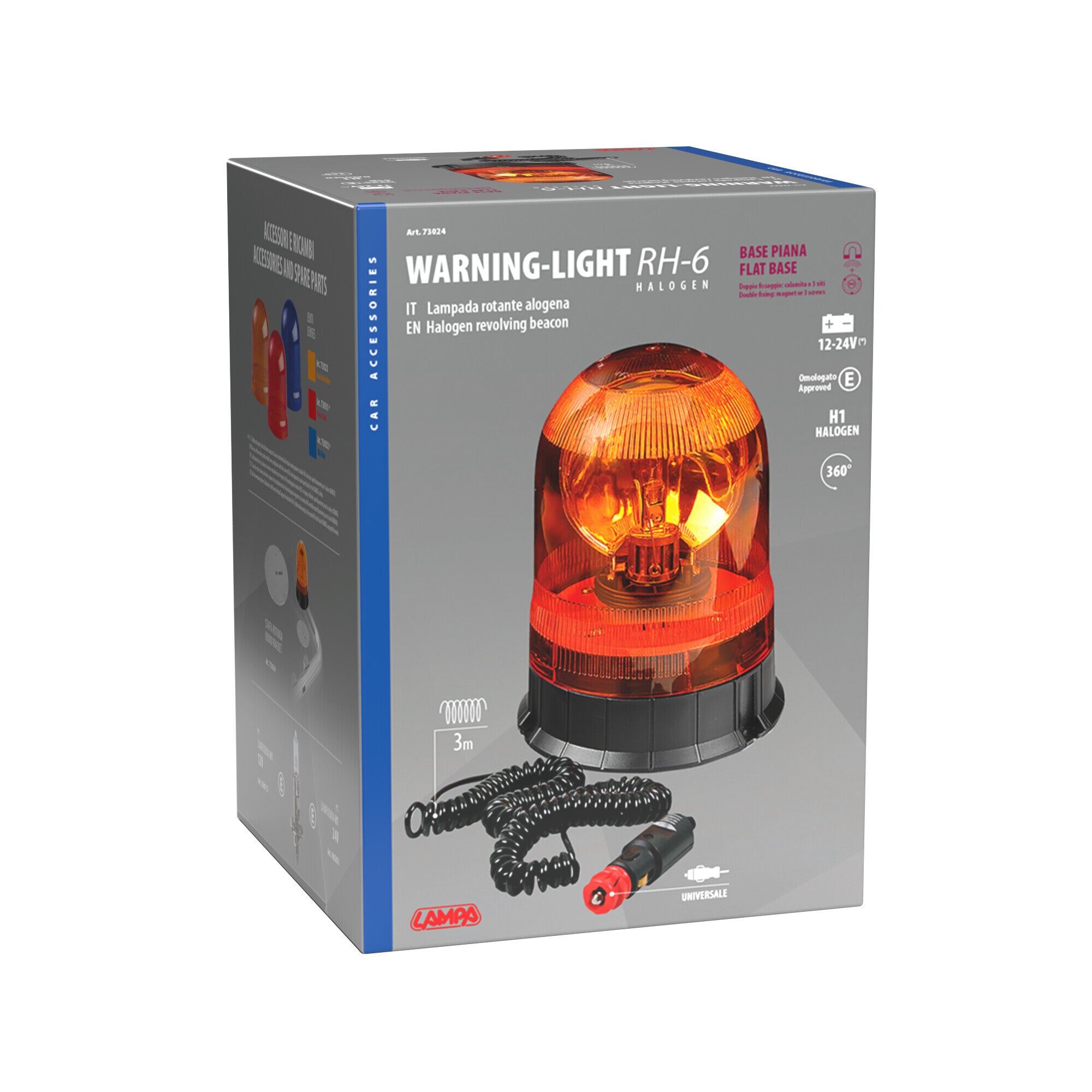 RH-6, Luce di segnalazione alogena 12/24V