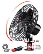 Premium, ventilatore in metallo Ø 8” - 24V
