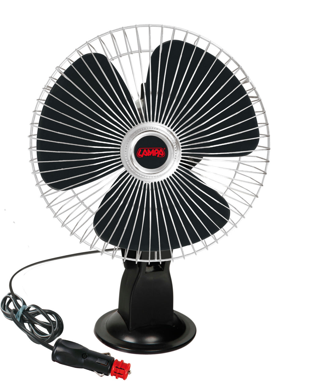 Chrome-fan, ventilatore con ventosa Ø 8" - 12V