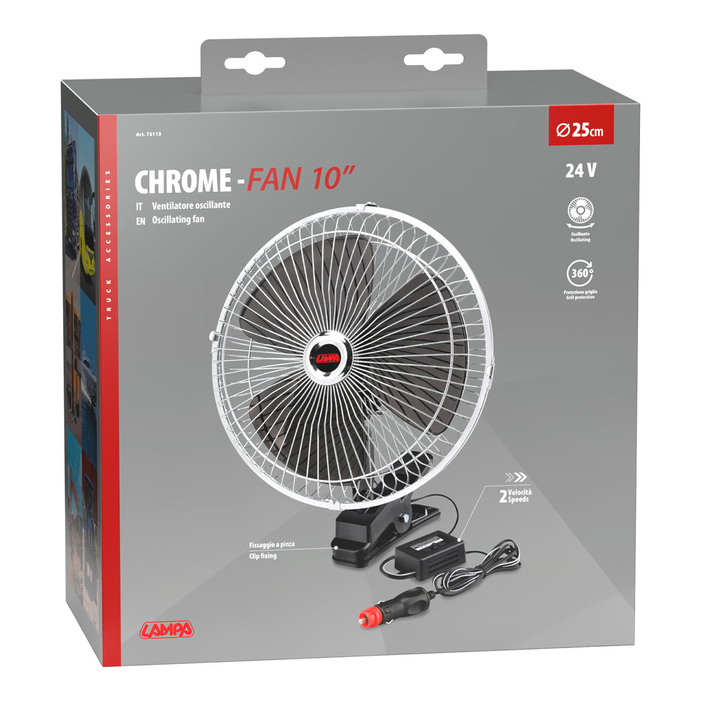 Jumbo, ventilatore oscillante Ø 10" - 24V
