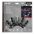 Hyper-Led Set 5x3, strisce decorative a led - 12V - Bianco