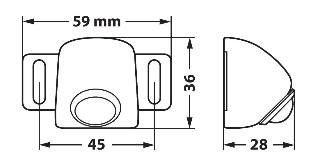 Proiettore multi-uso a led multipli - 12/30V