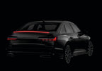 Spoiler carbon-look adesivo con integrata striscia luminosa a led rossi - 120 cm - 12V