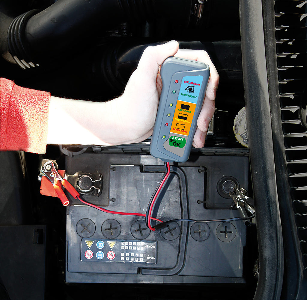 Tester per batteria e alternatore, 12V