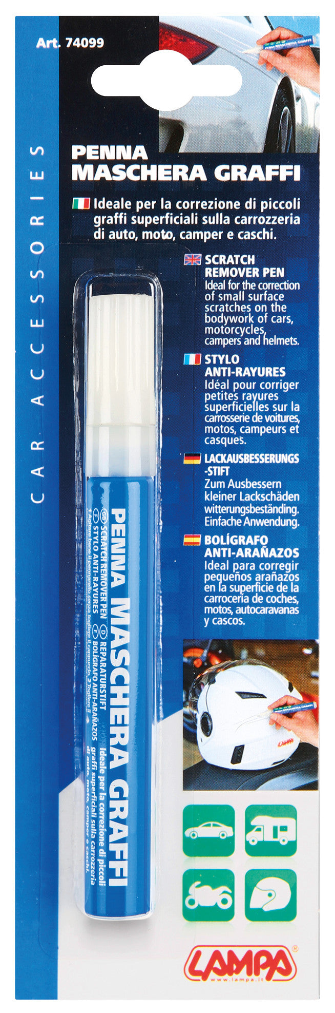 Penna maschera graffi - Trasparente