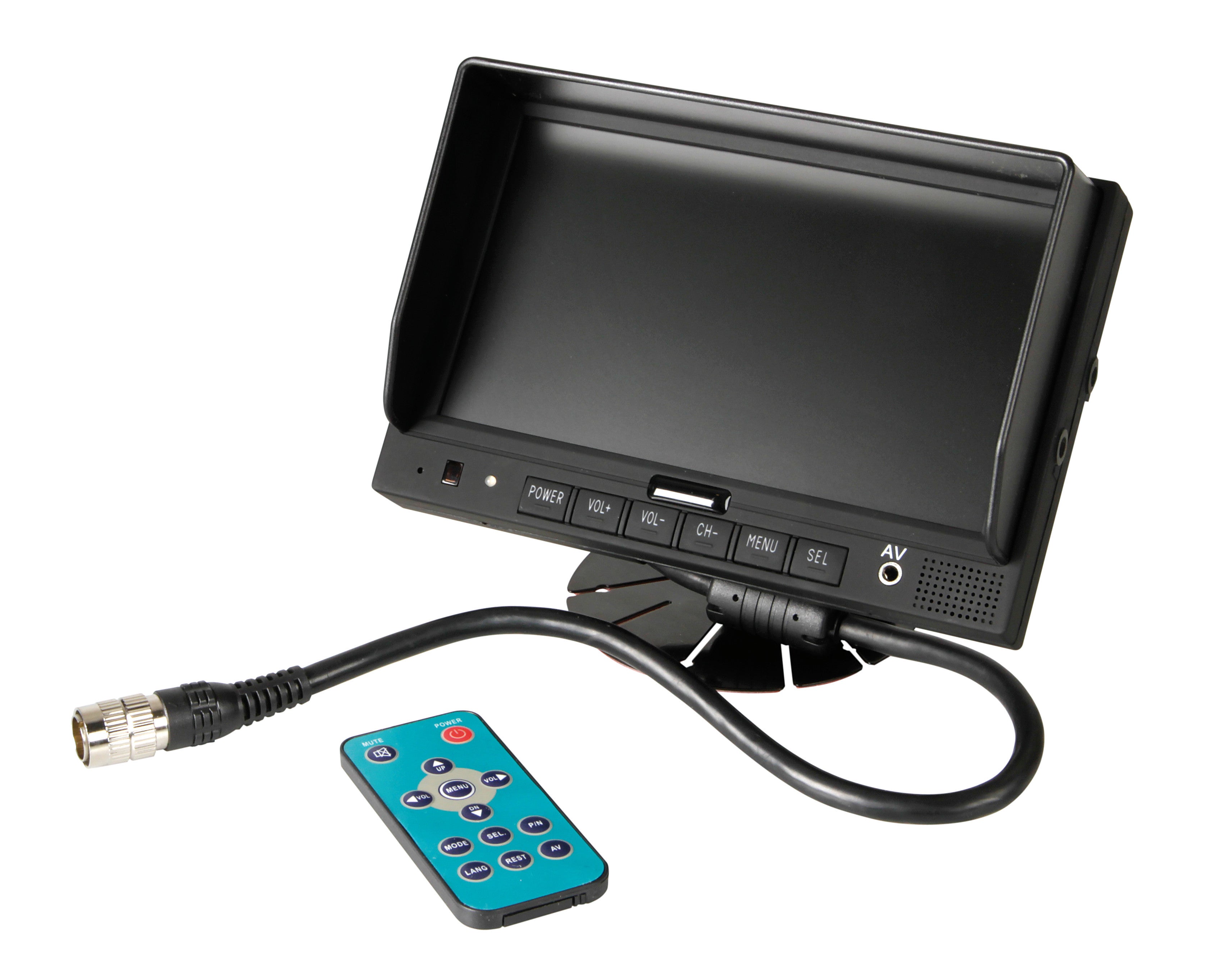 M3, Monitor LCD 7", Cam 1+2+3+4