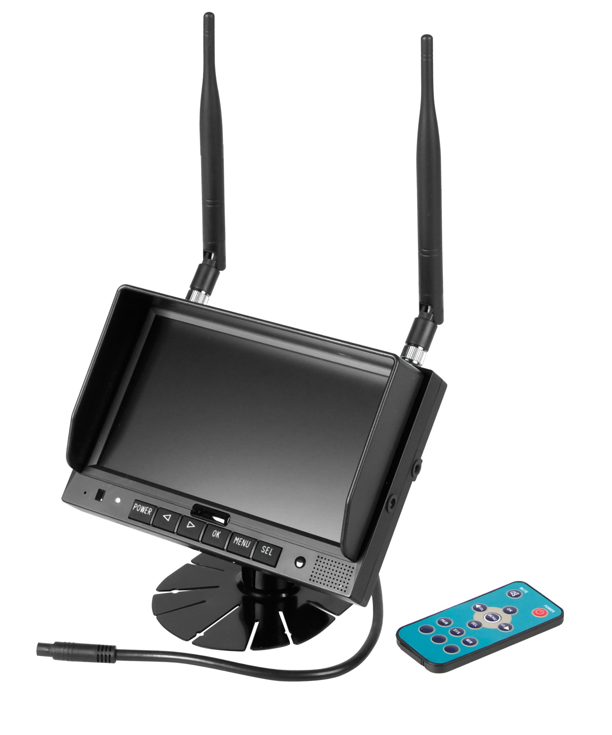 M4, Monitor LCD 7" Wireless, Cam 1+2+3+4