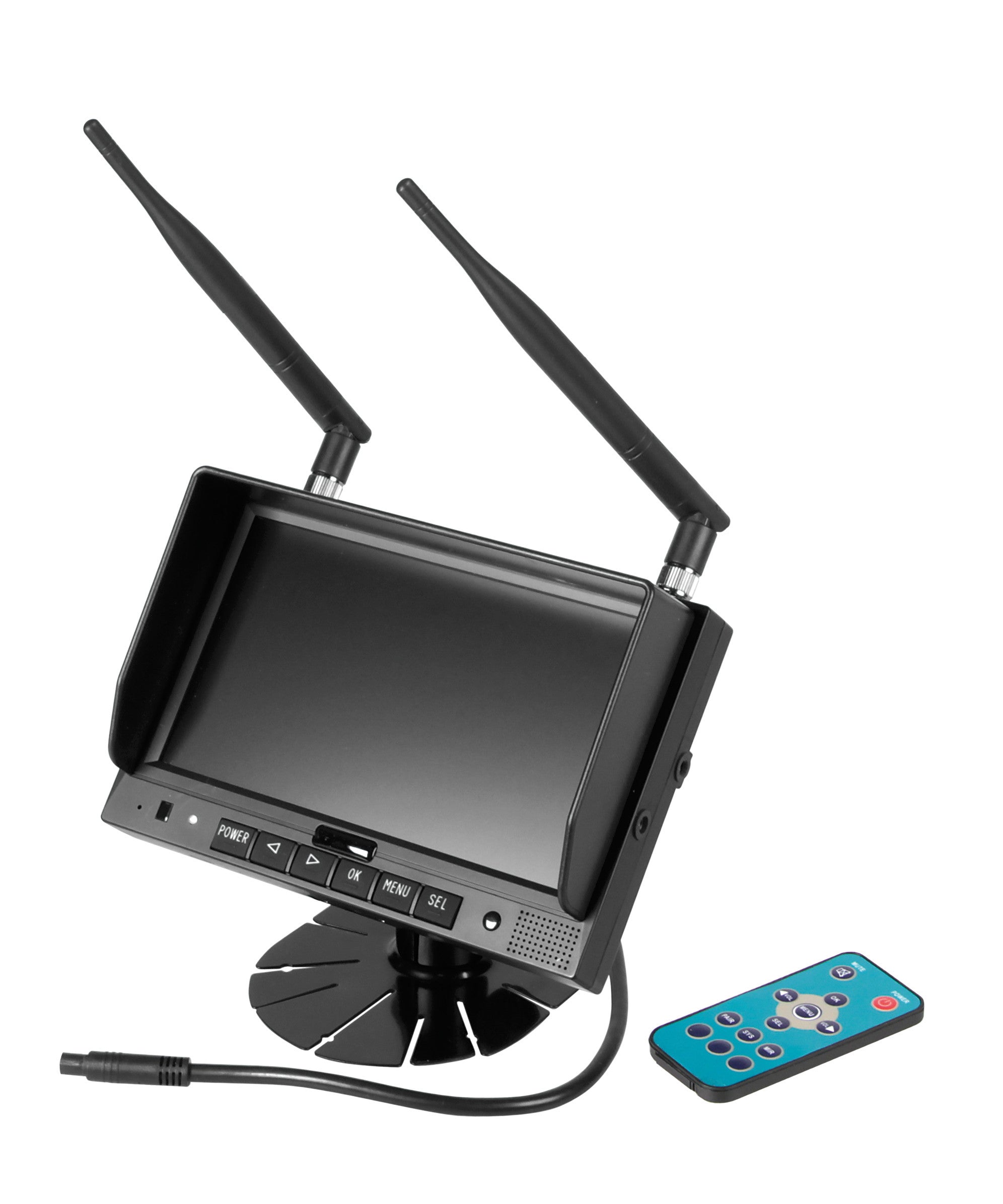 M4, Monitor LCD 7" Wireless, Cam 1+2+3+4