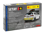 Setay S4, kit 4 sensori parcheggio con display digitale, 12V
