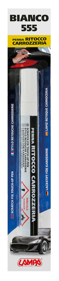 Penna ritocco carrozzeria - Bianco - 555