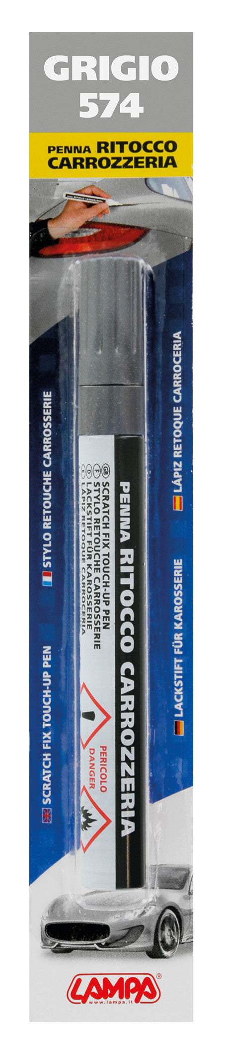 Penna ritocco carrozzeria - Grigio - 574