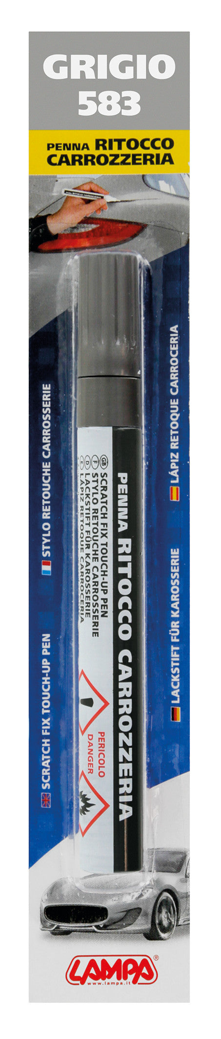 Penna ritocco carrozzeria - Grigio - 583