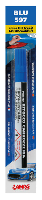 Penna ritocco carrozzeria - Blu - 597
