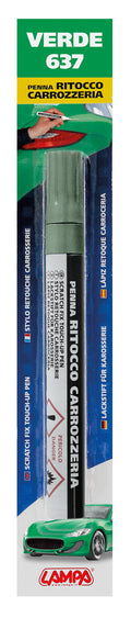 Penna ritocco carrozzeria - Verde - 637