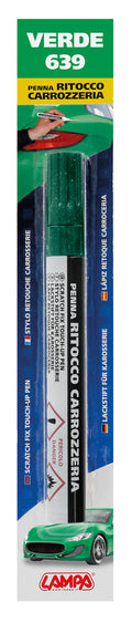 Penna ritocco carrozzeria - Verde - 639
