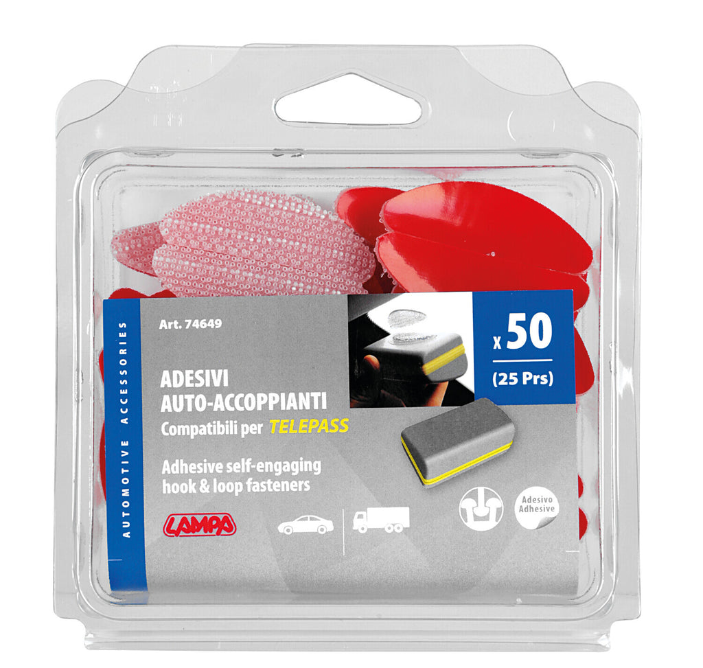 Adesivi auto-accoppianti, set 25 coppie