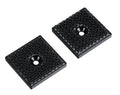 Clips Duotec auto-accoppianti, foro centrale, set 2 pz - 30x30 mm