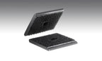 Clips Velour, foro centrale, set 2 pz - 35x35 mm