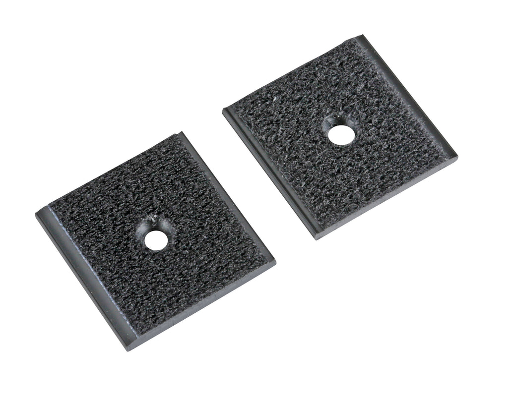 Clips Velour, foro centrale, set 2 pz - 35x35 mm