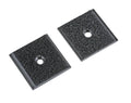 Clips Velour, foro centrale, set 2 pz - 35x35 mm