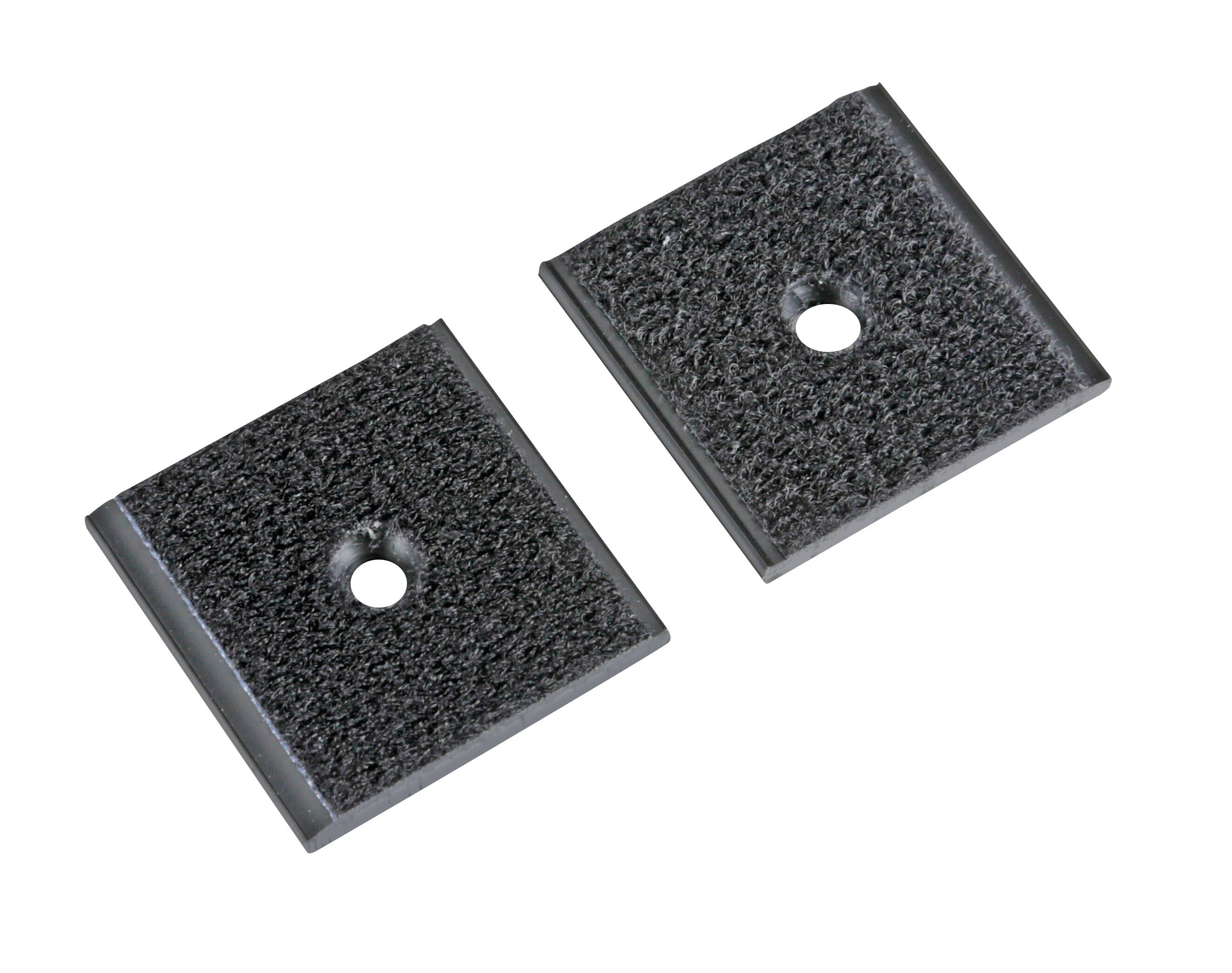 Clips Velour, foro centrale, set 2 pz - 35x35 mm