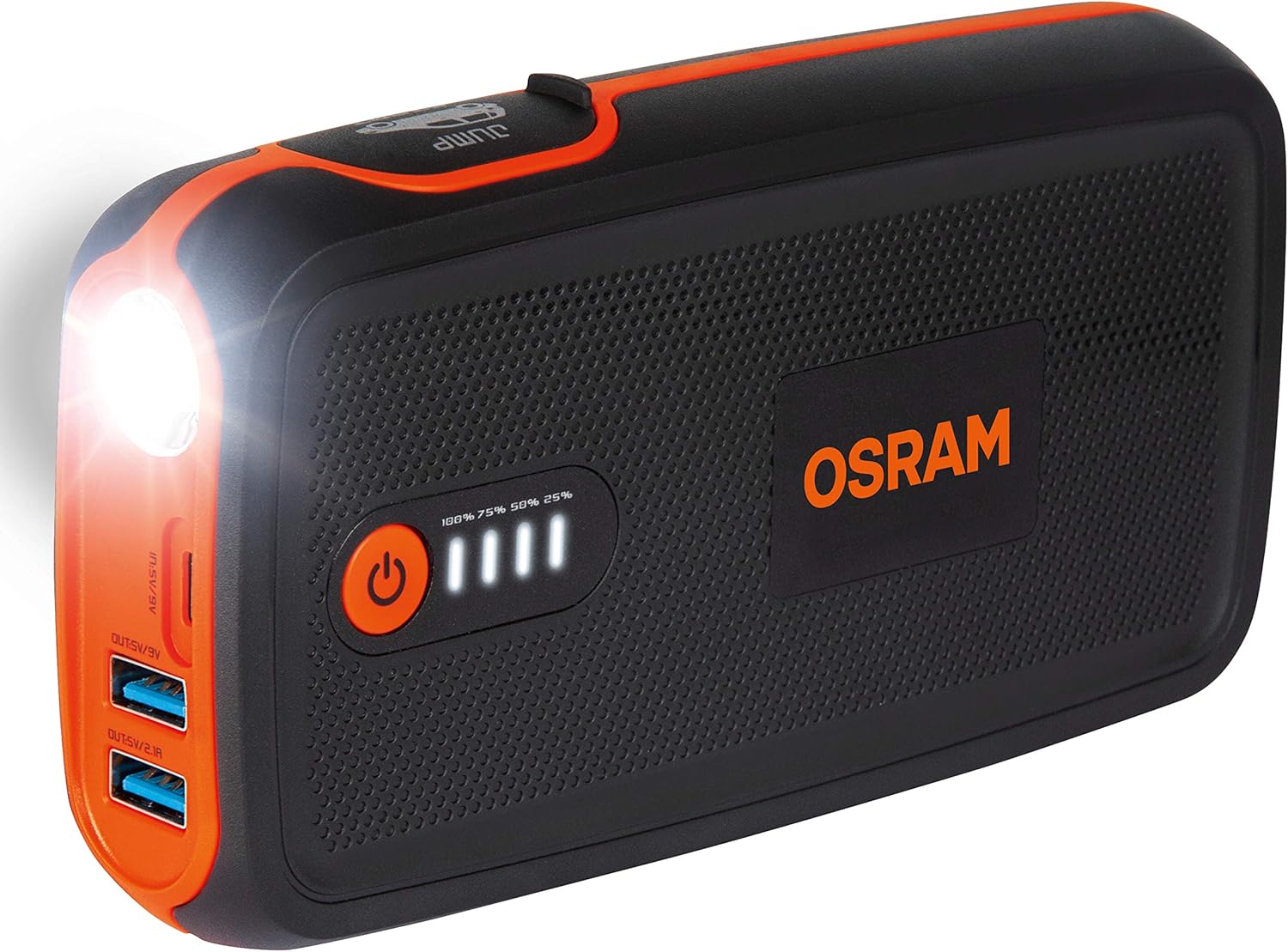 OSRAM BATTERYstart 300, avviatore al Litio da 13.000 mAh per Veicoli con Motore a Benzina Fino a 6l e Motore Diesel da 3l