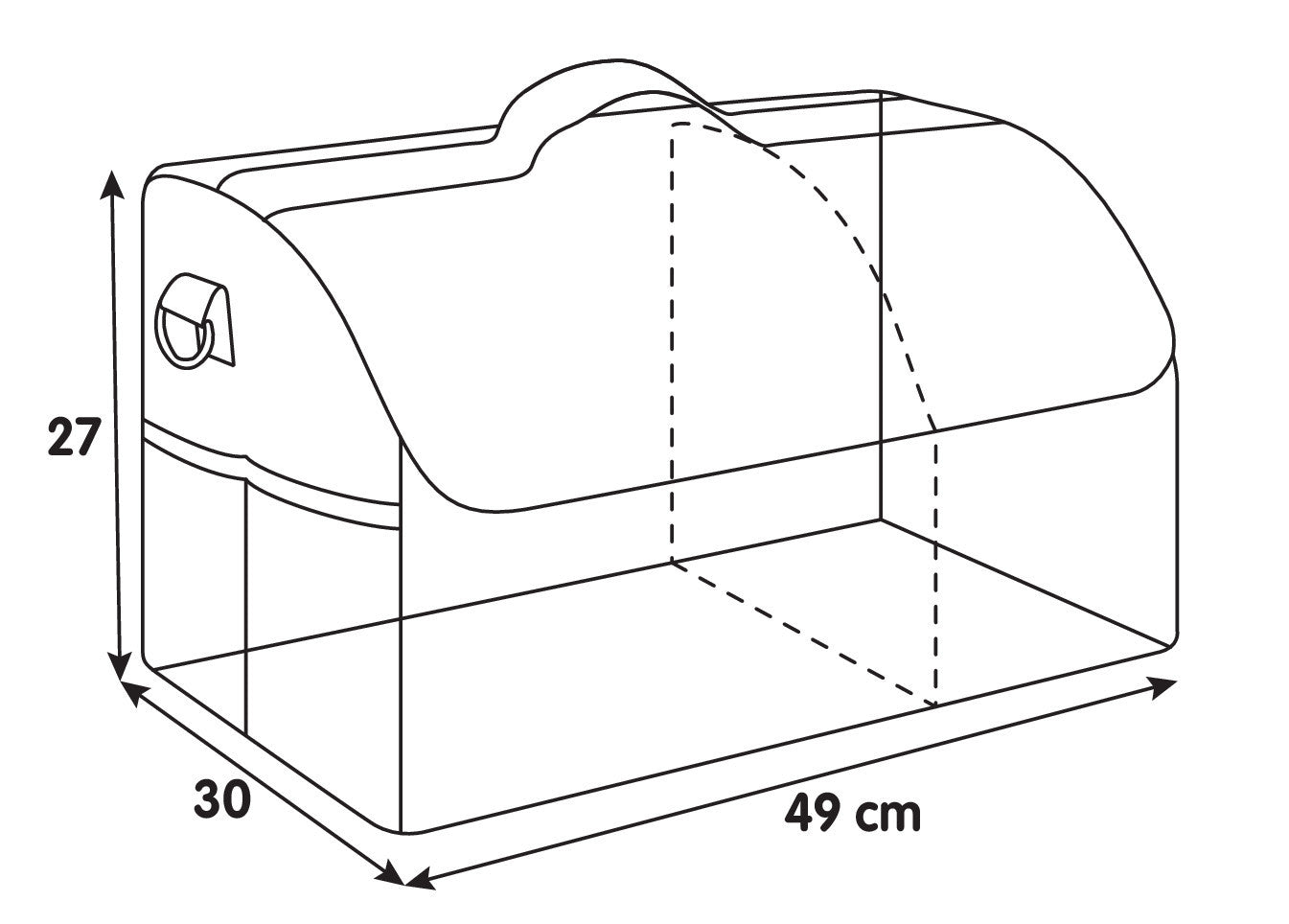 Premium, trunk organizer per baule - M - 49x30 cm