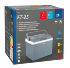 FT-25, frigorifero-scaldavivande portatile 25 litri, 12V+220V