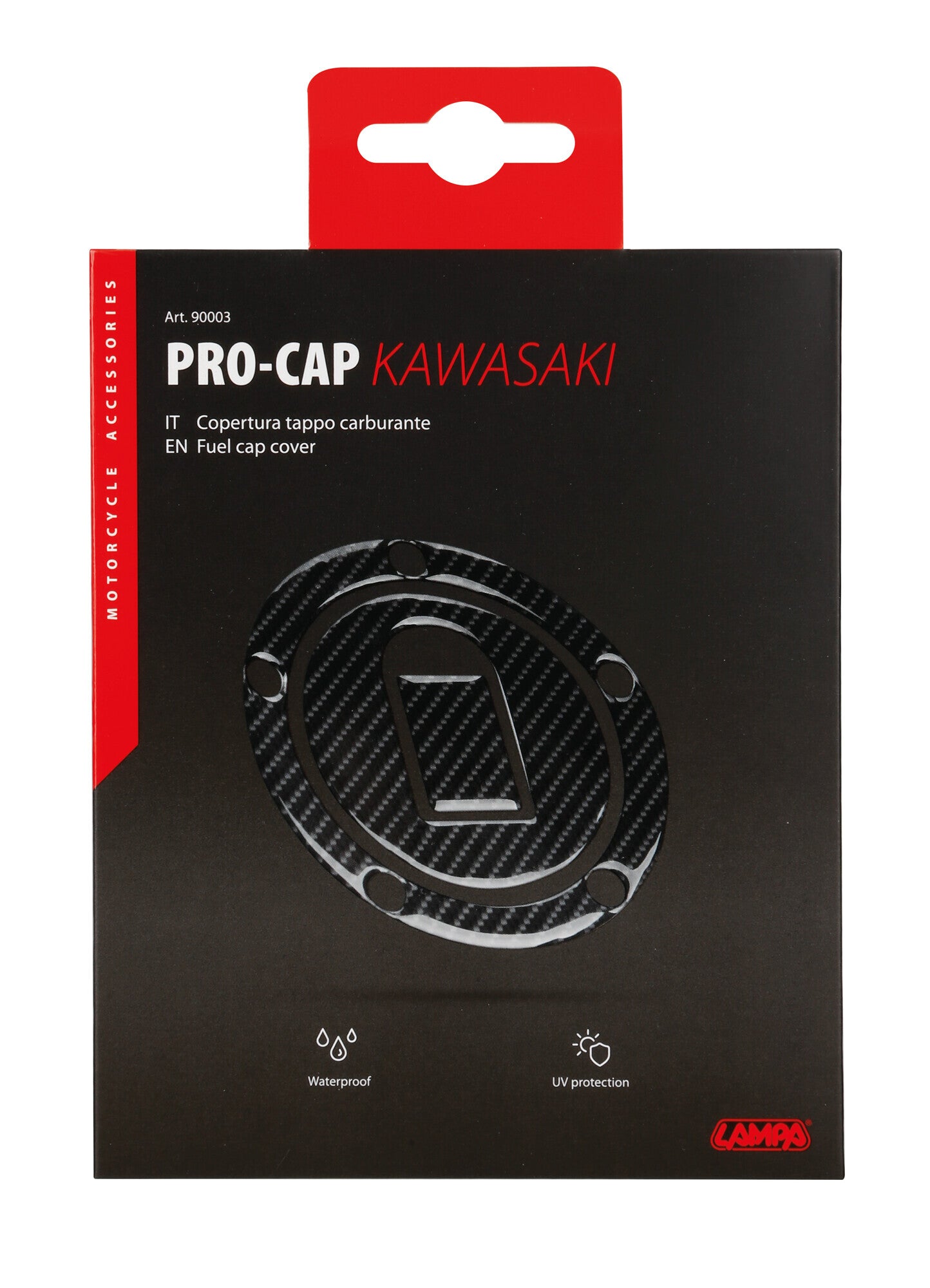 Copertura tappo carburante - Carbon - compatibile per - Kawasaki (5 fori)