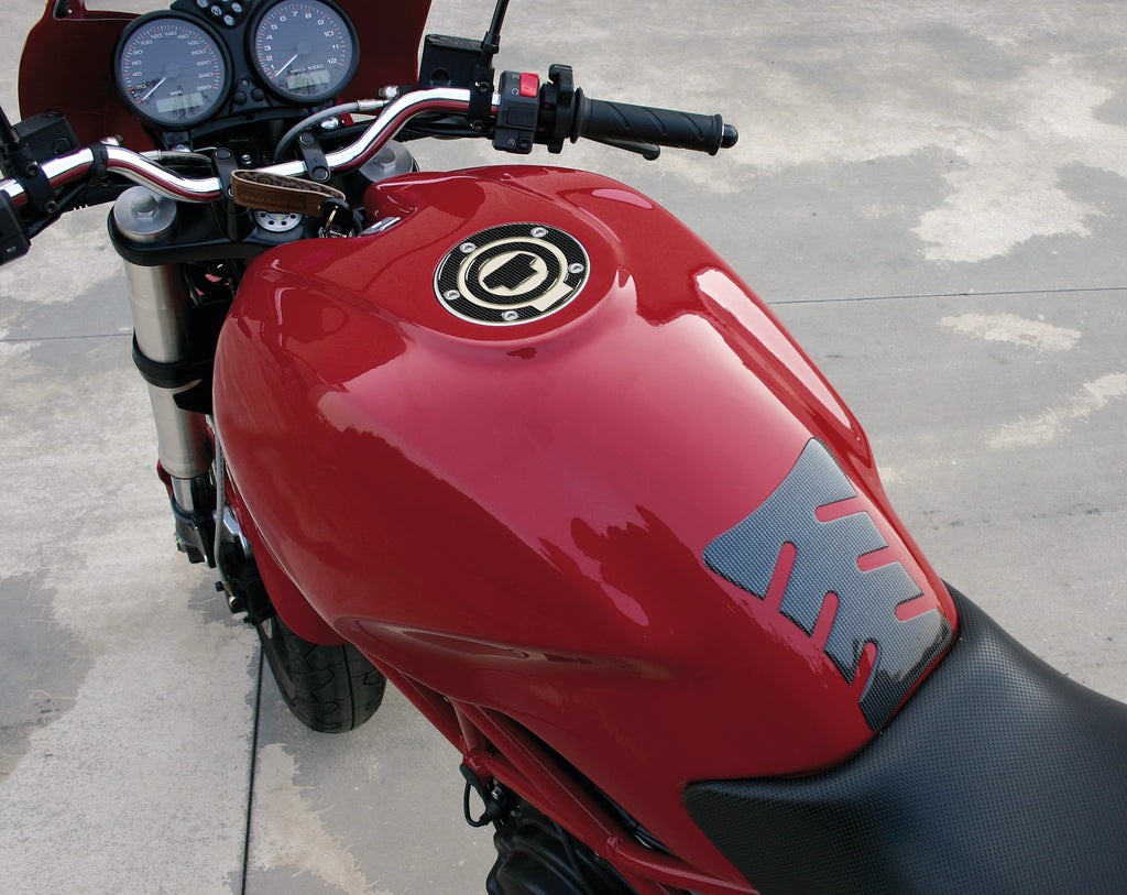 Copertura tappo carburante - Carbon - compatibile per - Yamaha (5 fori)