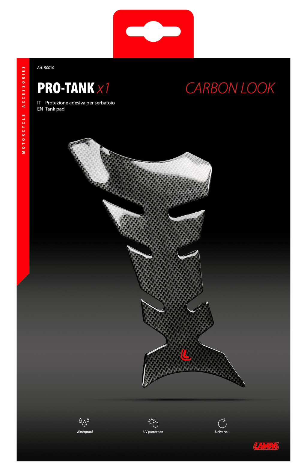 Pro-Tank X1, protezione adesiva per serbatoio - Carbon