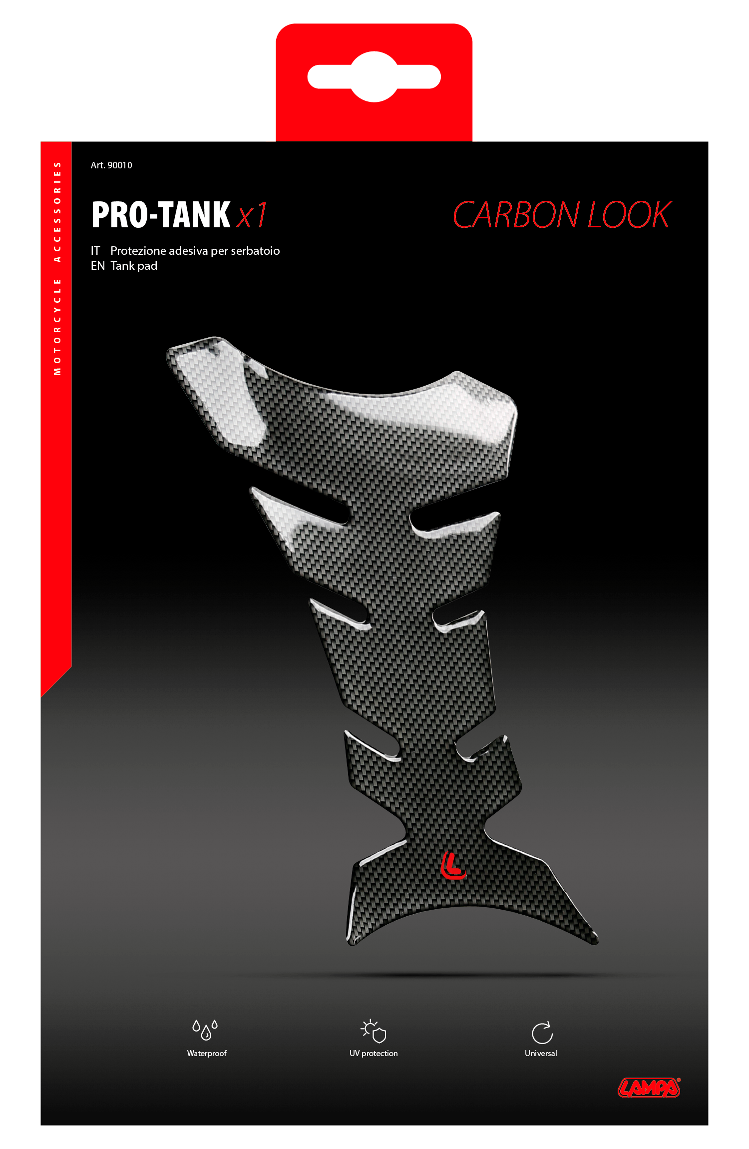 Pro-Tank X1, protezione adesiva per serbatoio - Carbon