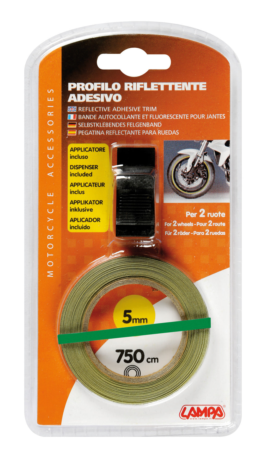 Profilo riflettente adesivo - Verde