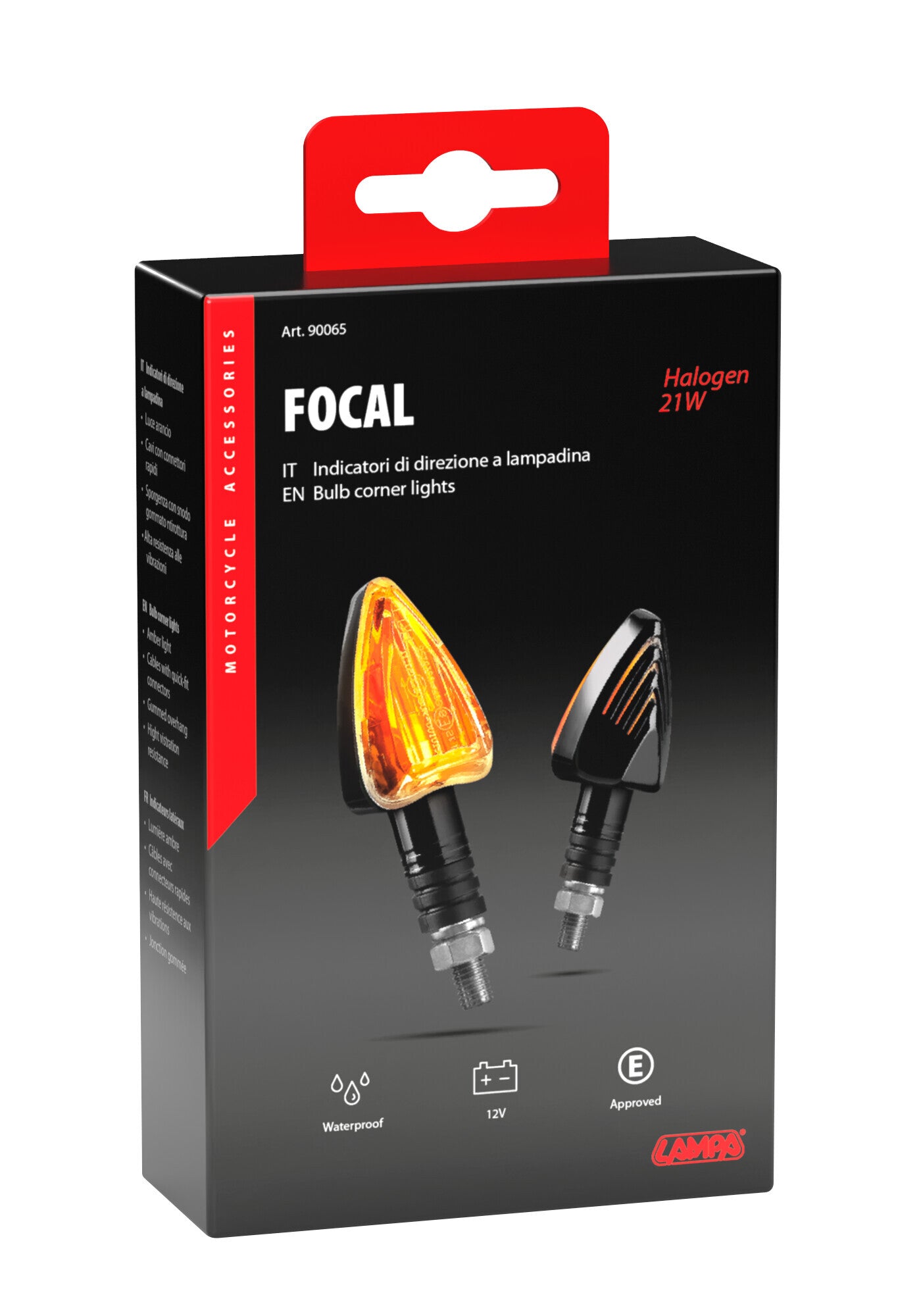 Focal, indicatori di direzione - 21W - Nero