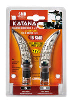 Katana, indicatori direzione a Led - 12V LED - Nero