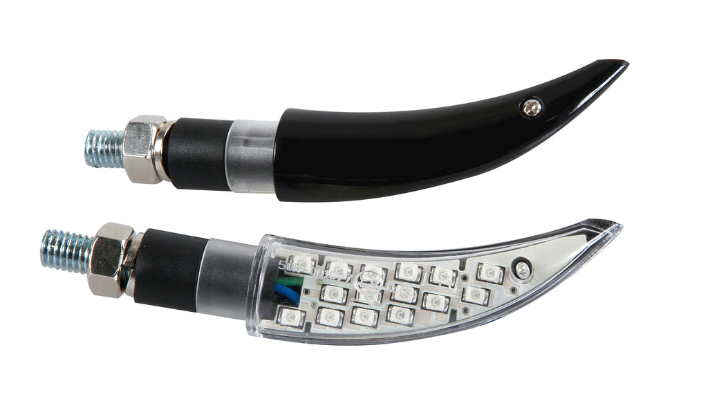 Katana, indicatori direzione a Led - 12V LED - Nero