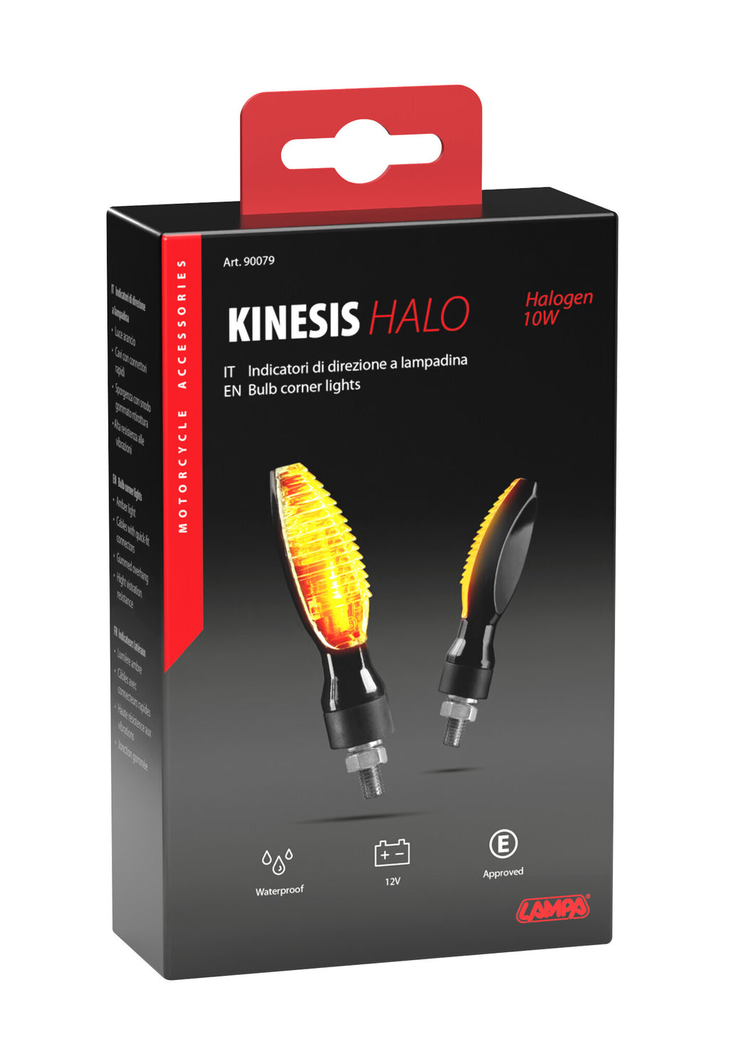 Kinesis, indicatori di direzione - 10W - Nero