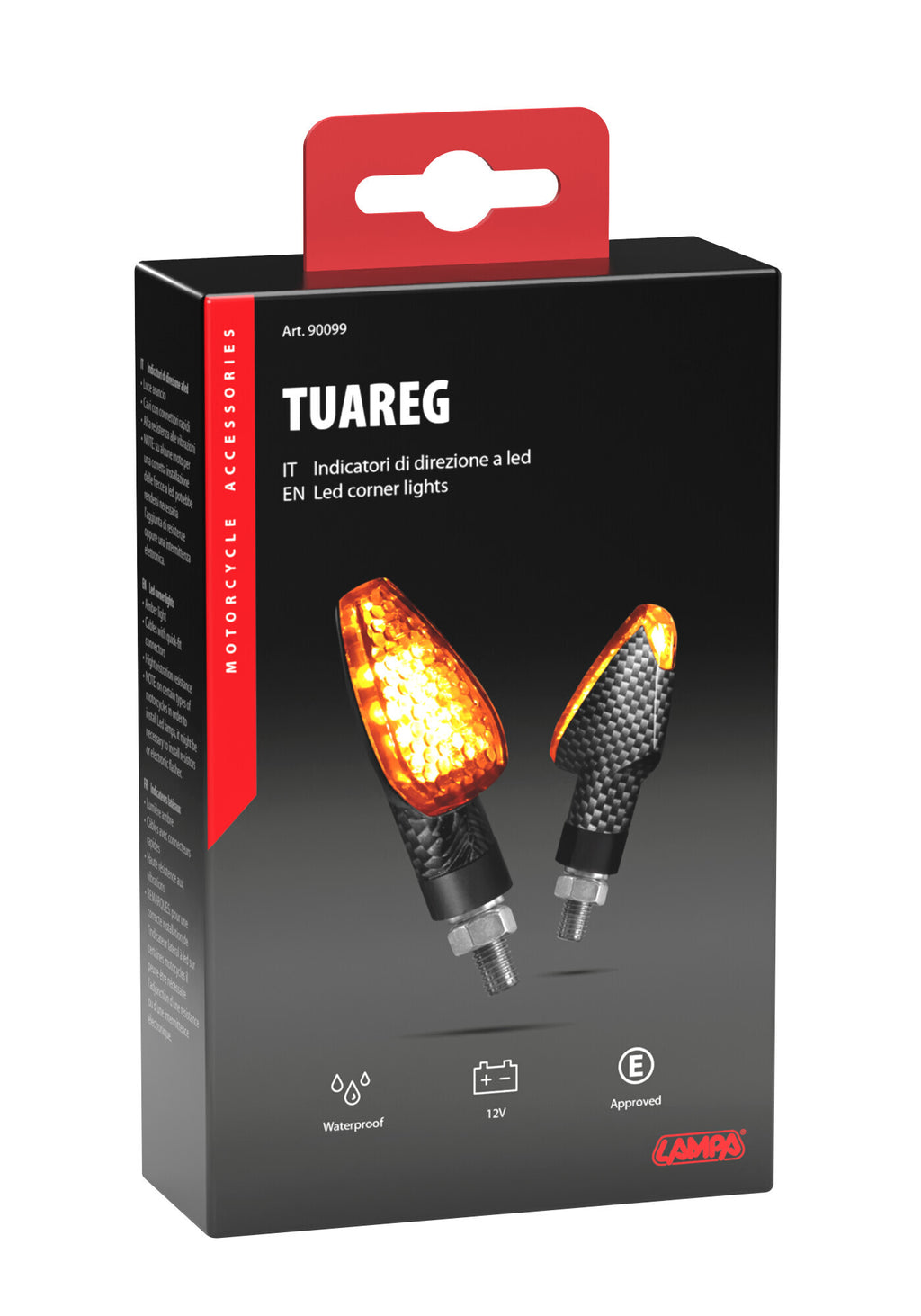 Tuareg, indicatori direzione a led - 12V LED - Carbon
