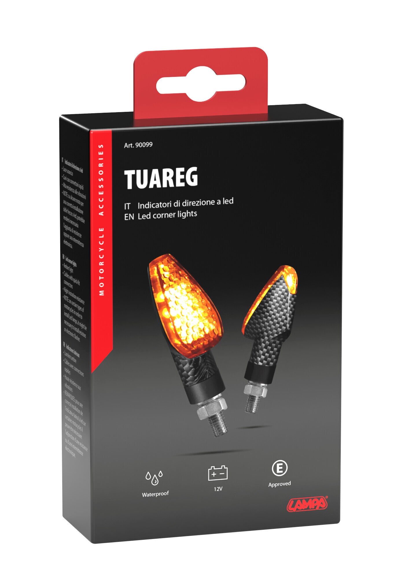 Tuareg, indicatori direzione a led - 12V LED - Carbon