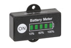 Indicatore di carica a Led per batteria, 12V