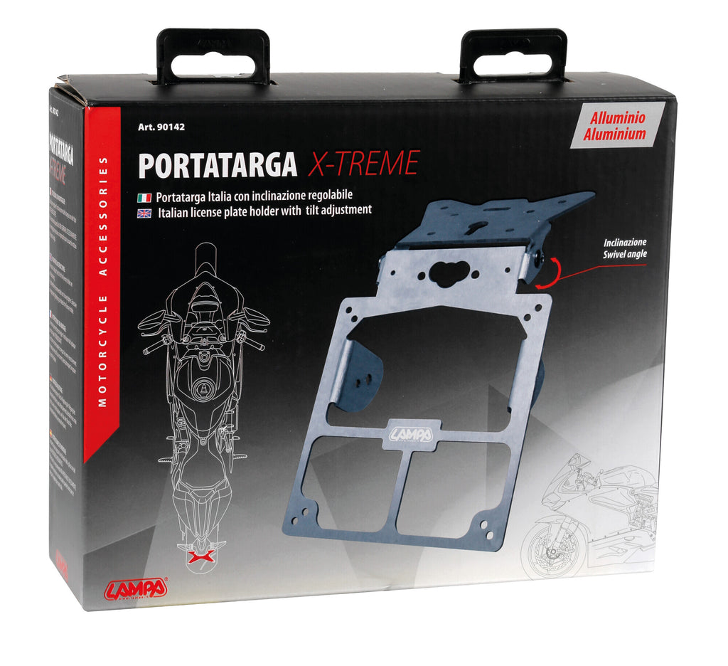 Xtreme, portatarga universale - Alluminio