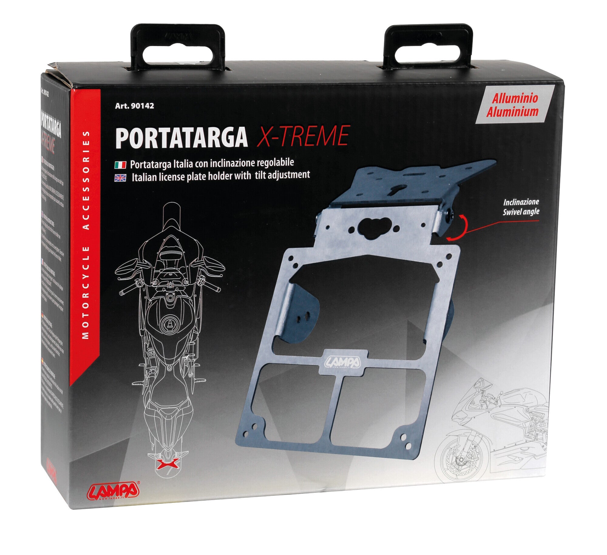 Xtreme, portatarga universale - Alluminio