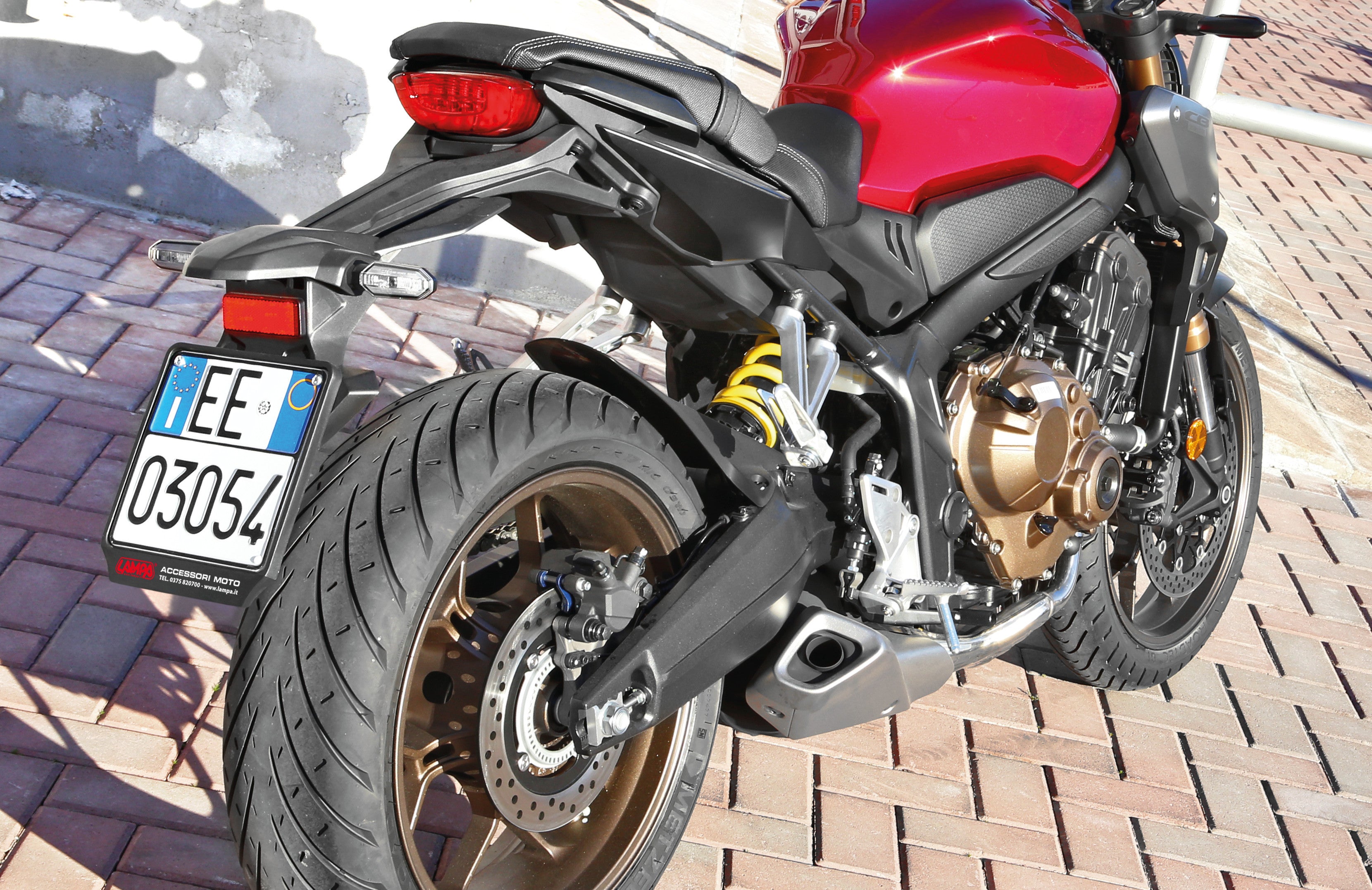 Portatarga personalizzato universale per motocicli - Stampa 2 colori