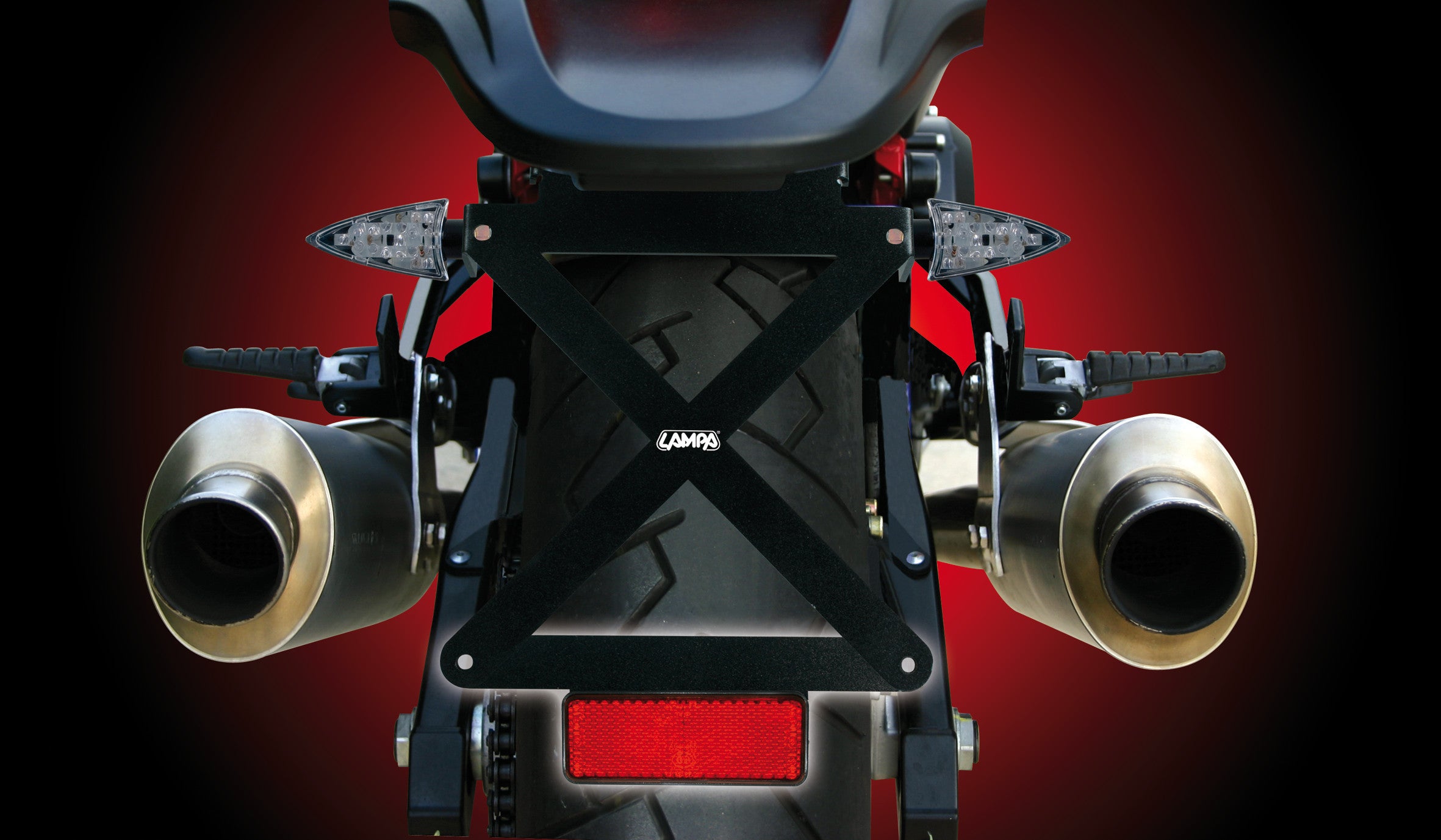 Supporto per catarifrangente targa - Type 2