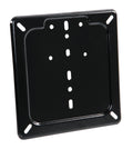 Porta targa in acciaio inox - Nero